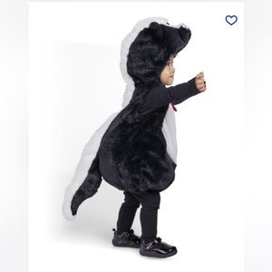 Adorable Skunk Costume for Kids - Black and White